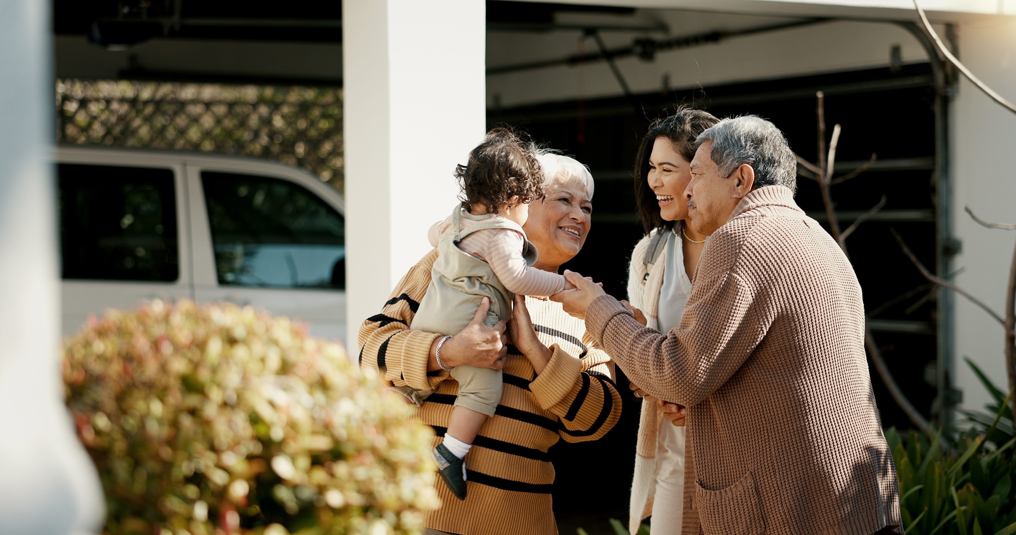 Grandparents with Grandchild